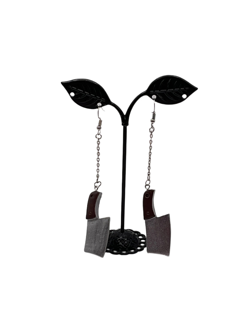 Meat Cleaver Earrings