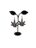 Weed and Skull Earrings