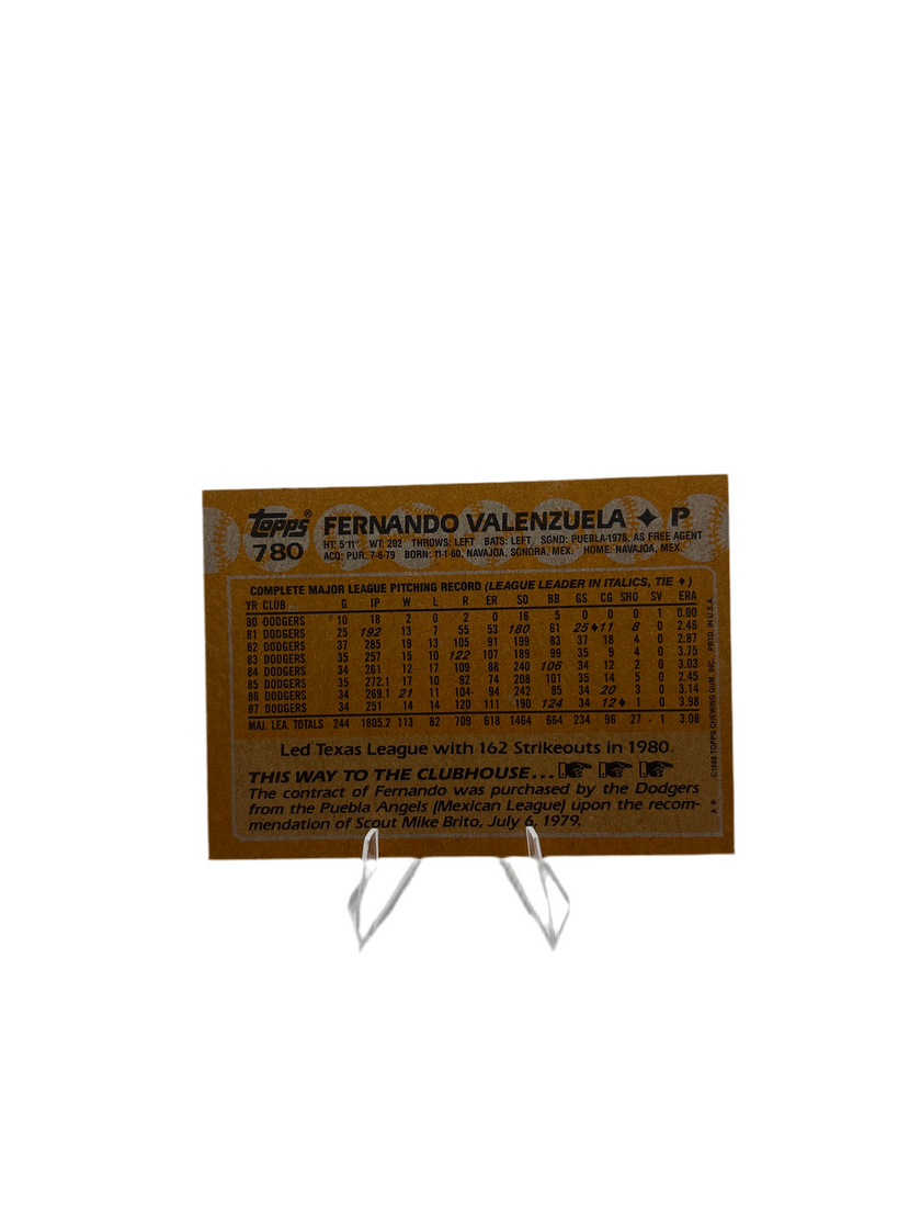 Topps Fernando Valenzuela