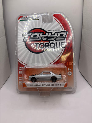 Greenlight 1972 Nissan Skyline 2000 GT-R Diecast silver