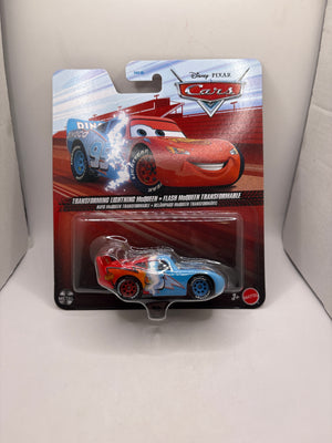 Disney Pixar Cars Transforming Lightning McQueen Diecast multi color