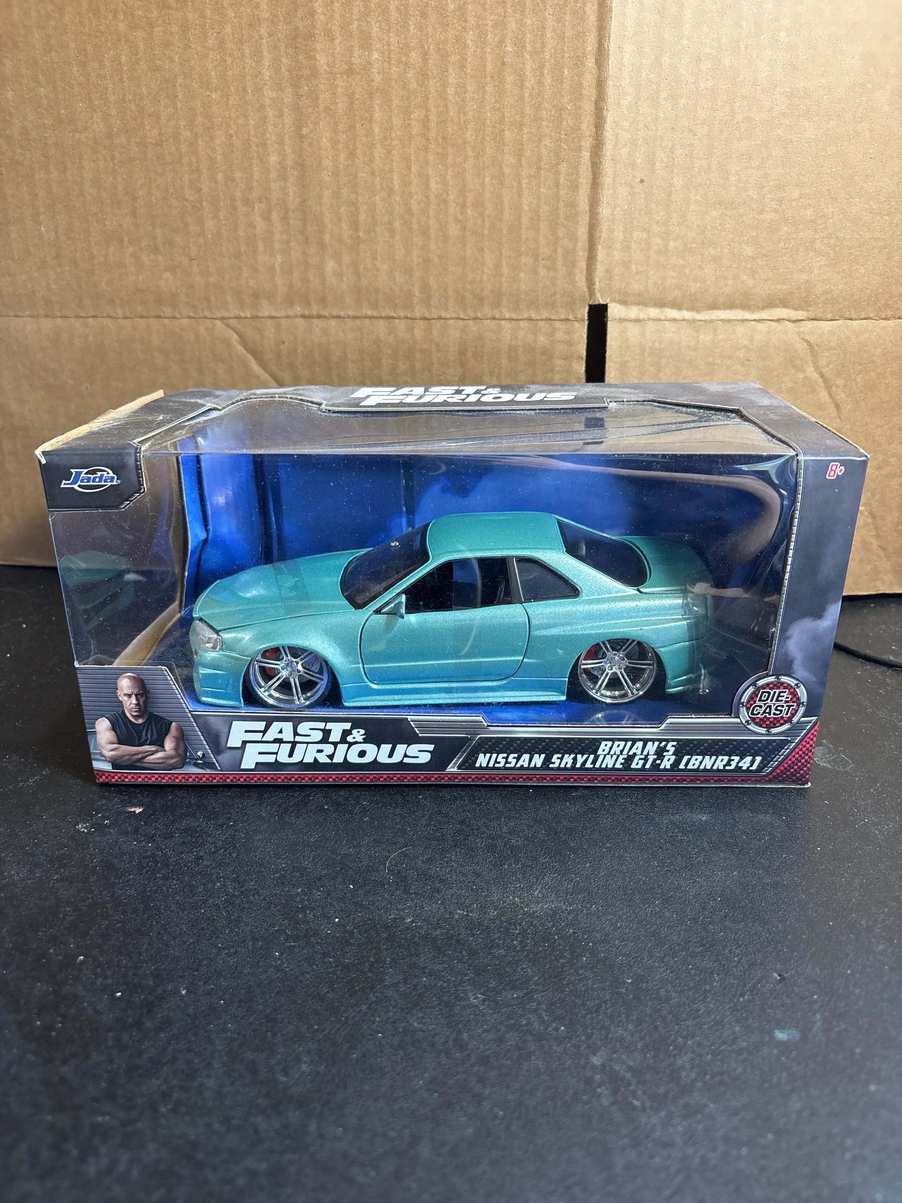 Jada Brian’s Nissan Skyline GT-R (BNR34) Diecast