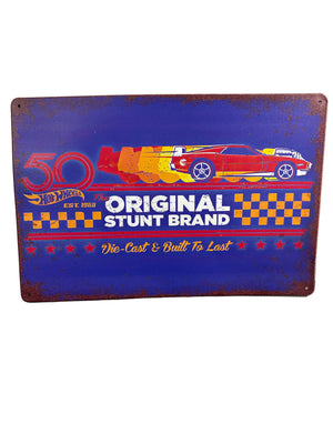 Hot Wheels The Original Stunt Brand Sign