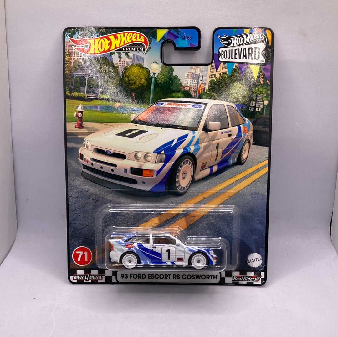 Hot Wheels 93 Ford Escort RS Cosworth Diecast