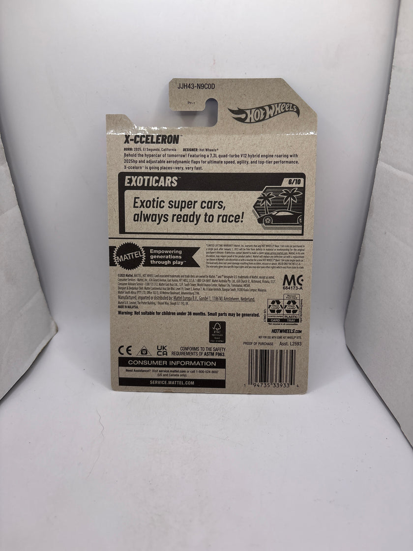 Hot Wheels X-Cceleron Diecast white