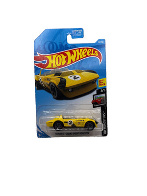 Hot Wheels Corvette Grand Sport Roadster Diecast yellow