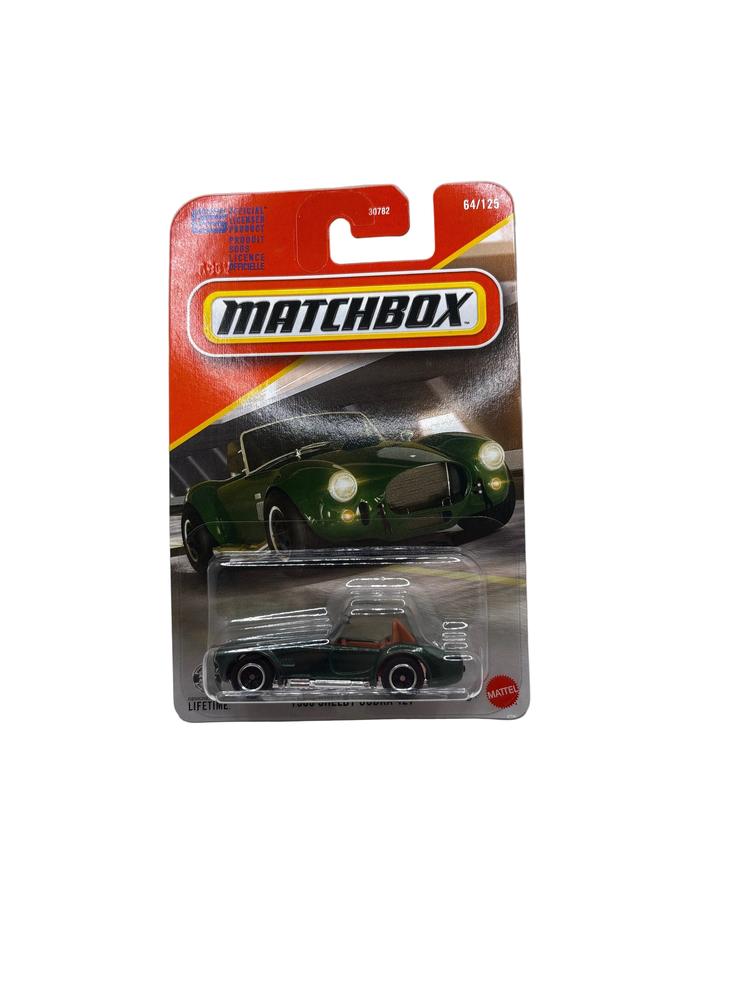 Matchbox 1965 Shelby Cobra 427 Diecast green