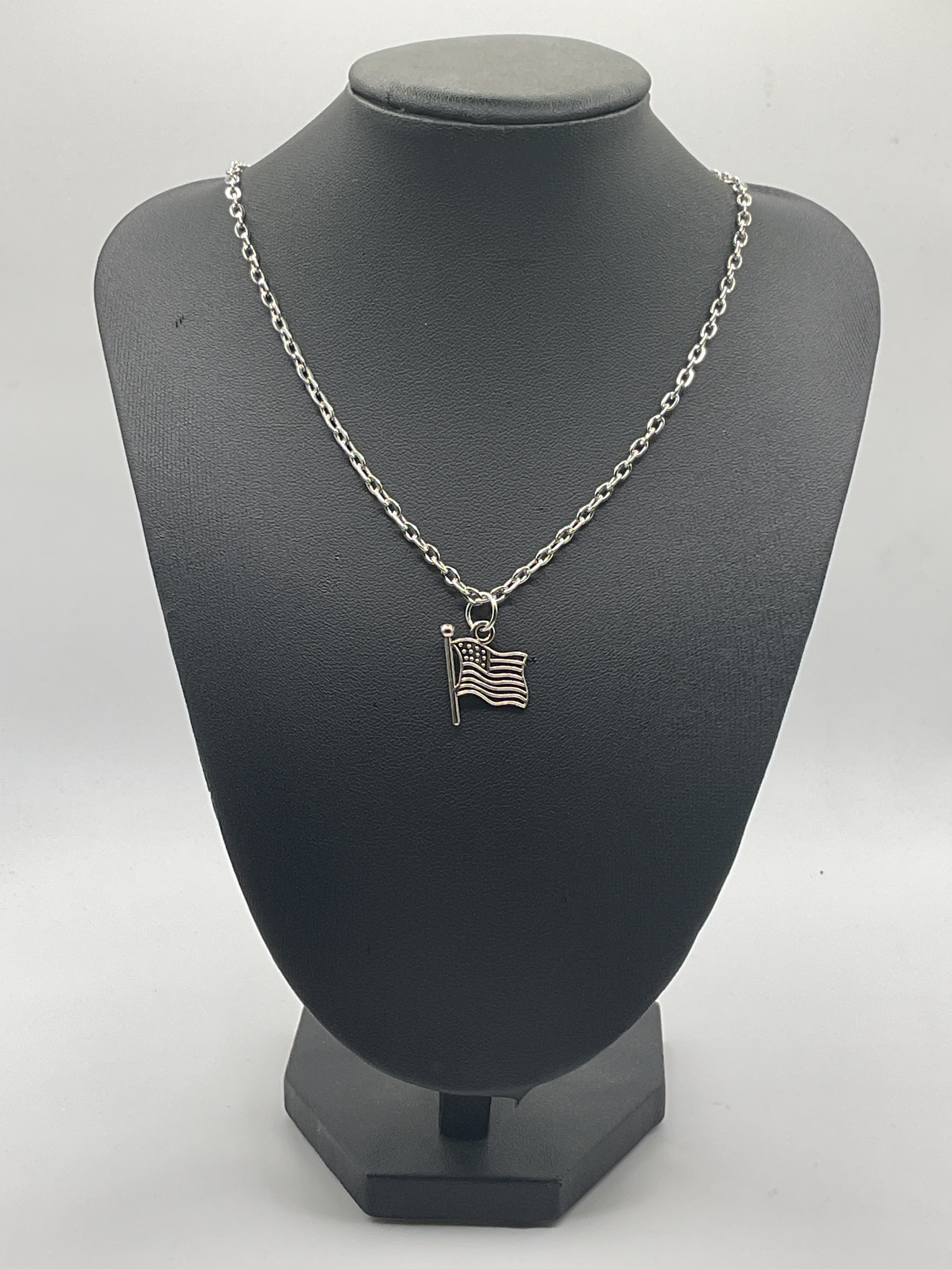 American flag necklace