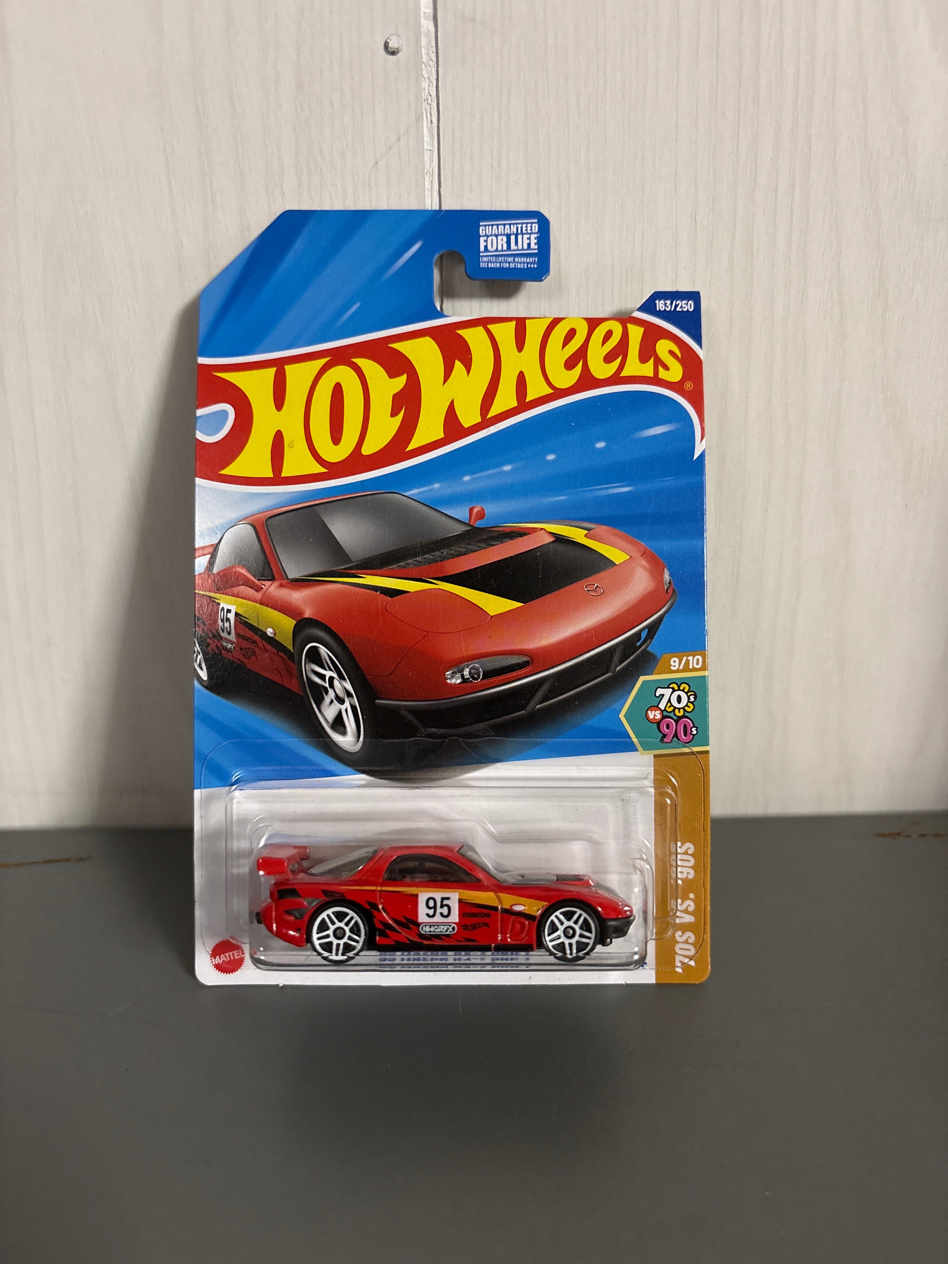 Hot Wheels 95 Mazda RX-7 Drift Diecast red
