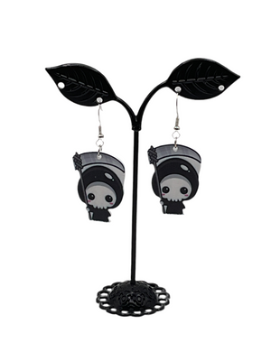 Baby Grim Reaper Earrings
