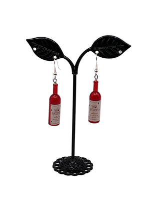 German Red Wine Earrings