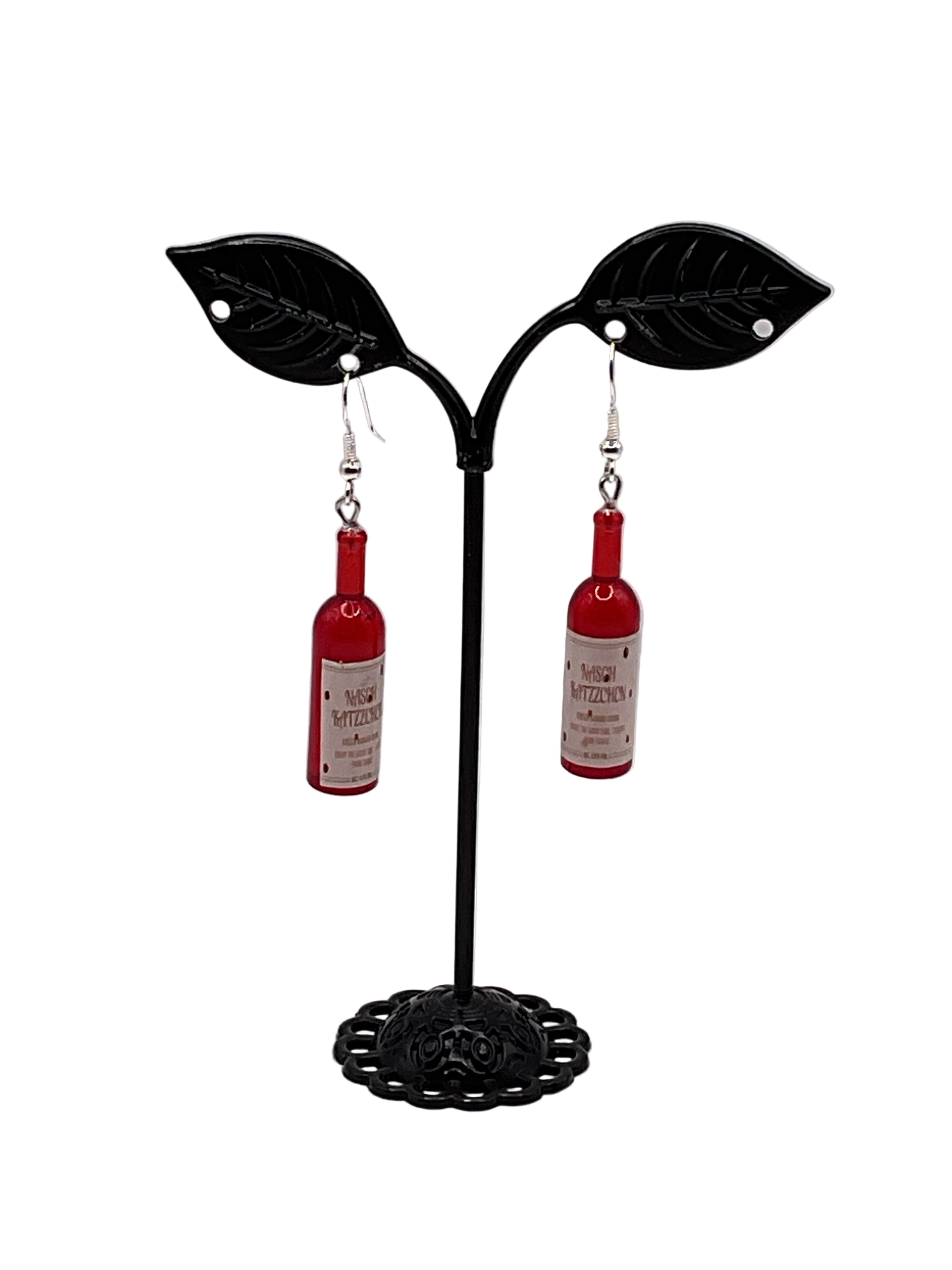German Red Wine Earrings