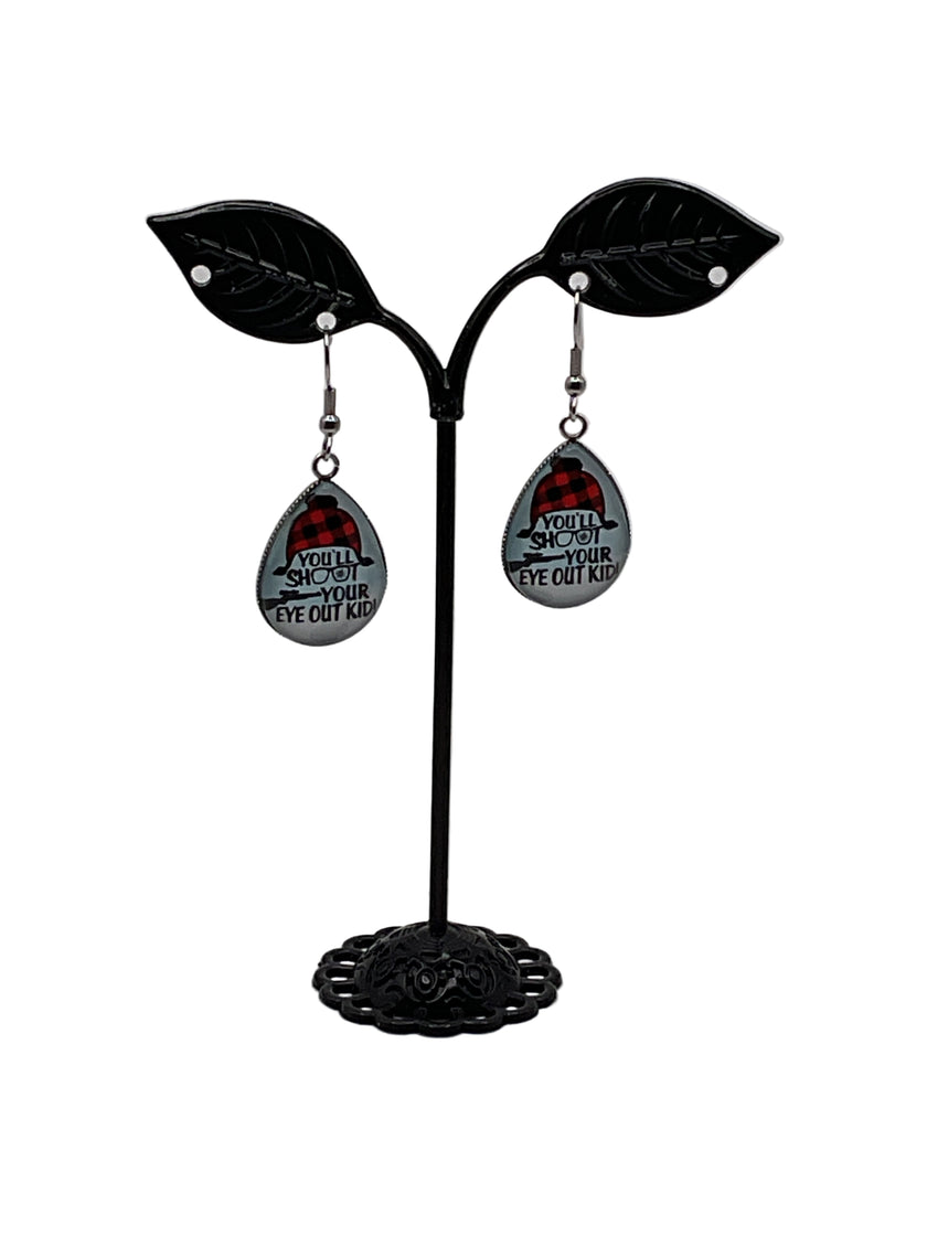 Christmas story earrings