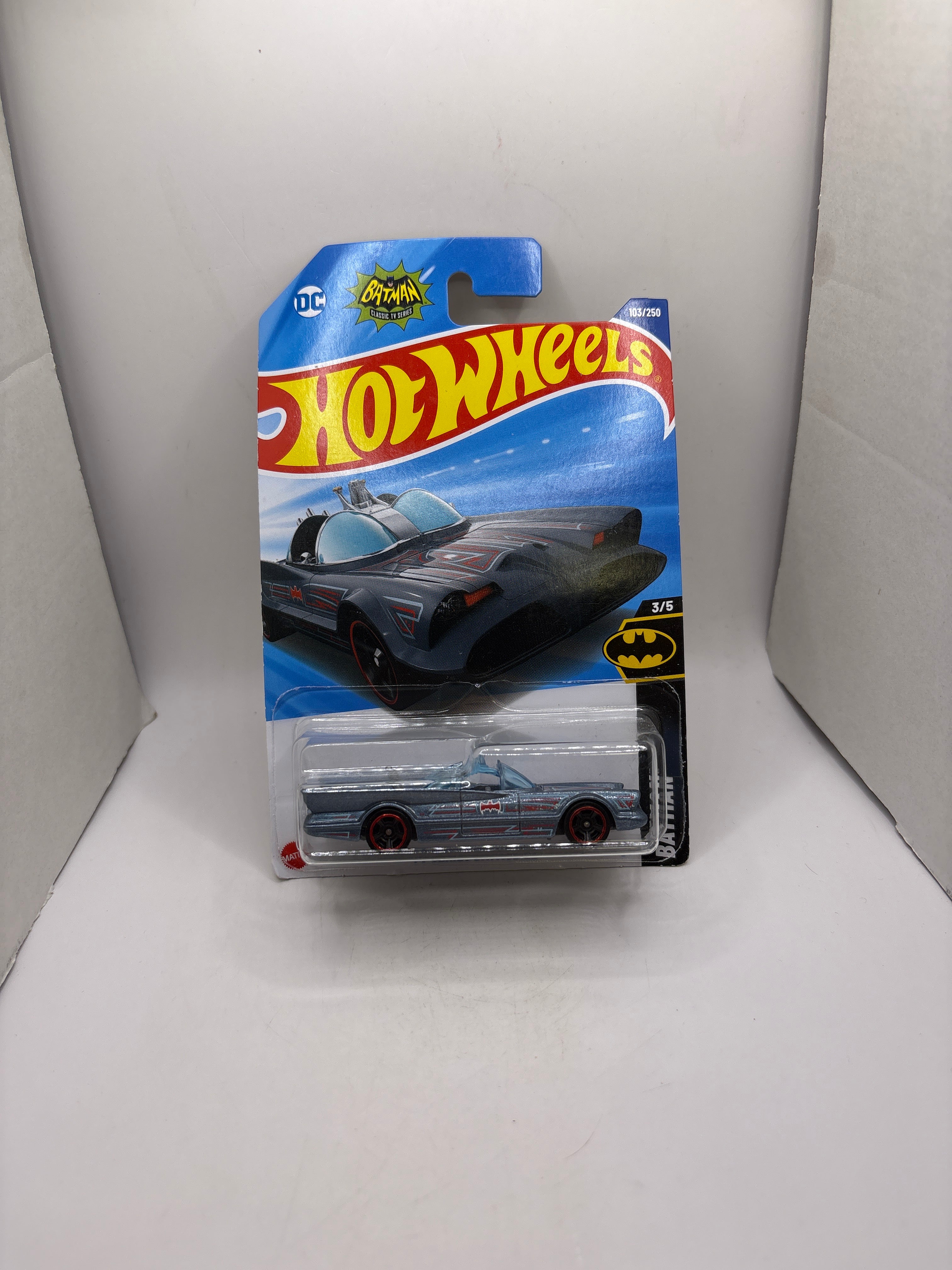 Hot Wheels TV Series Batmobile Diecast blue