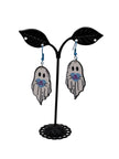 White Ghost Earrings