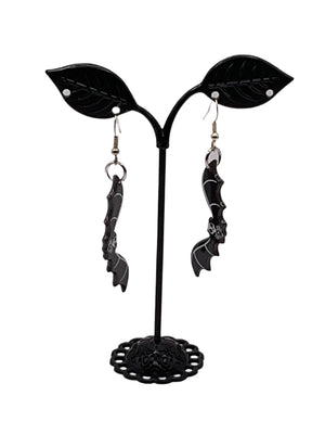 Bat Skeleton Earrings