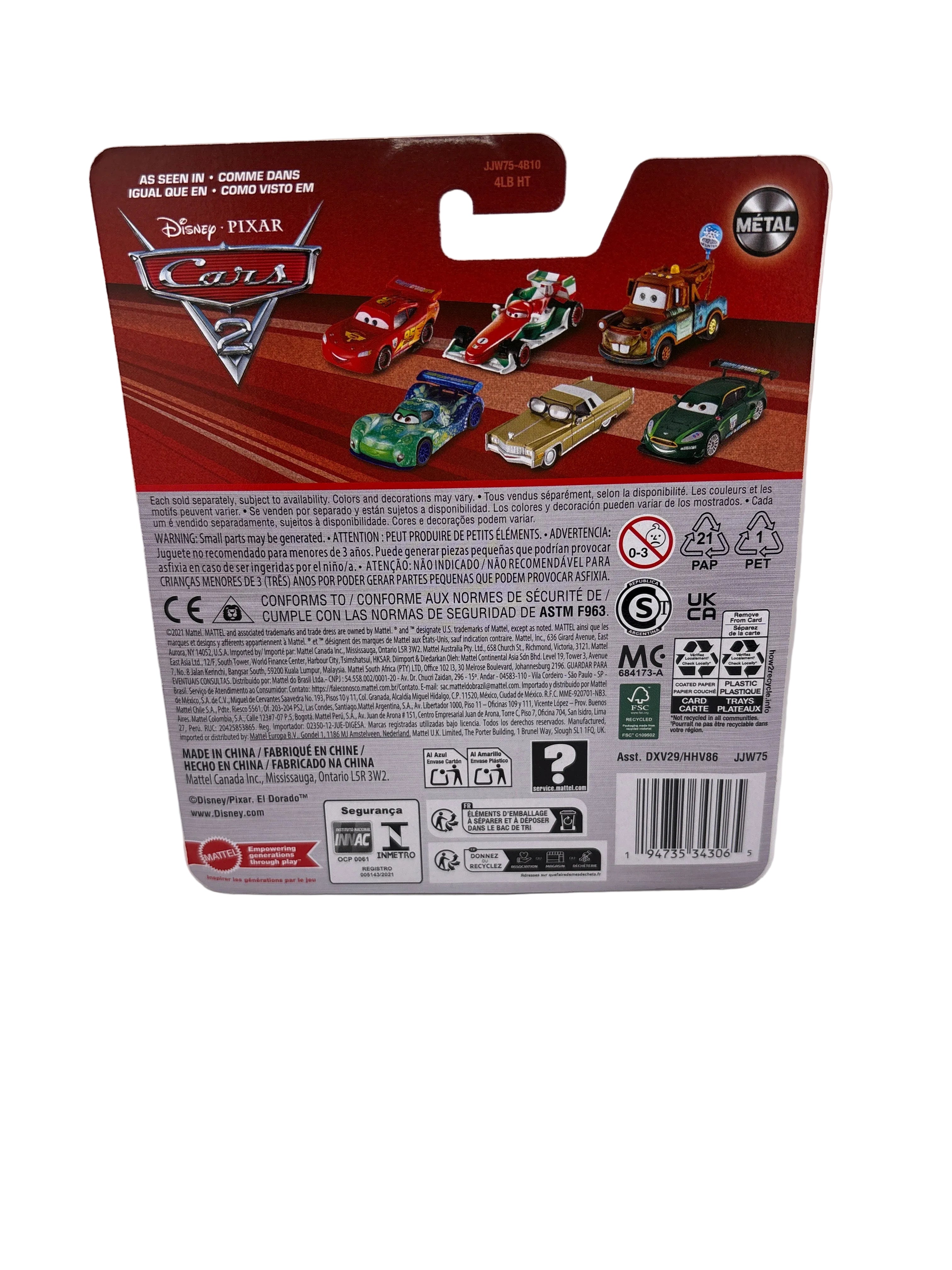 Disney Pixar Cars Flash Nilsson Diecast blue