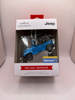 Hallmark 1992 Jeep Wrangler Diecast blue