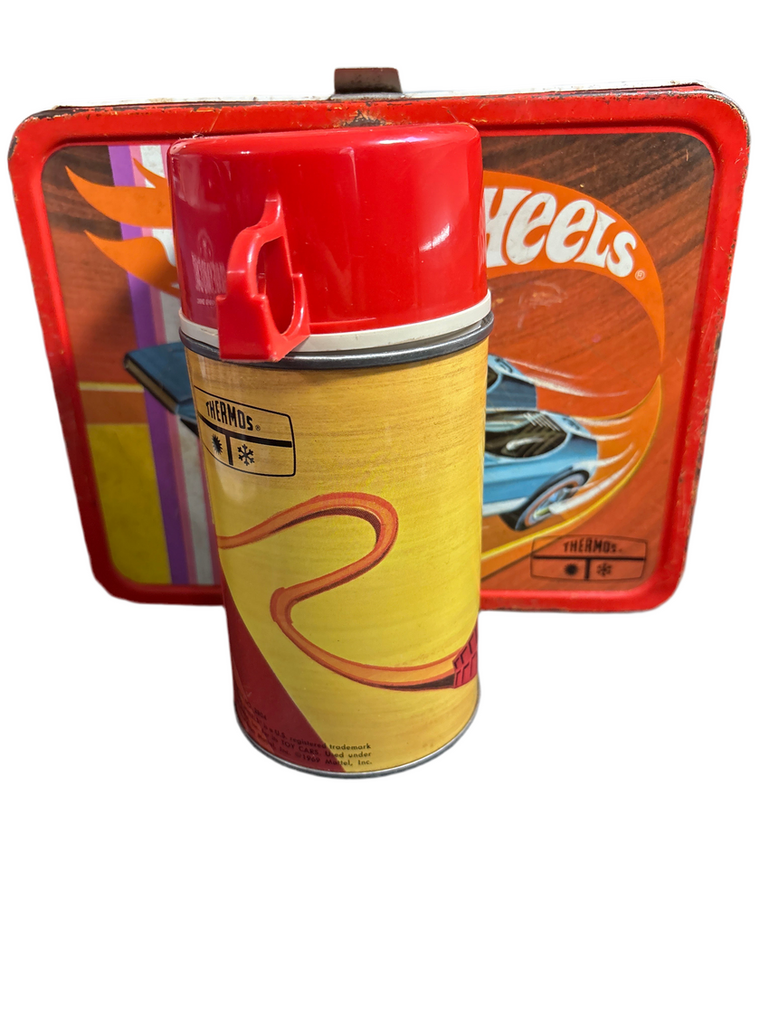Hot Wheels Lunch Box With Thermos multi color