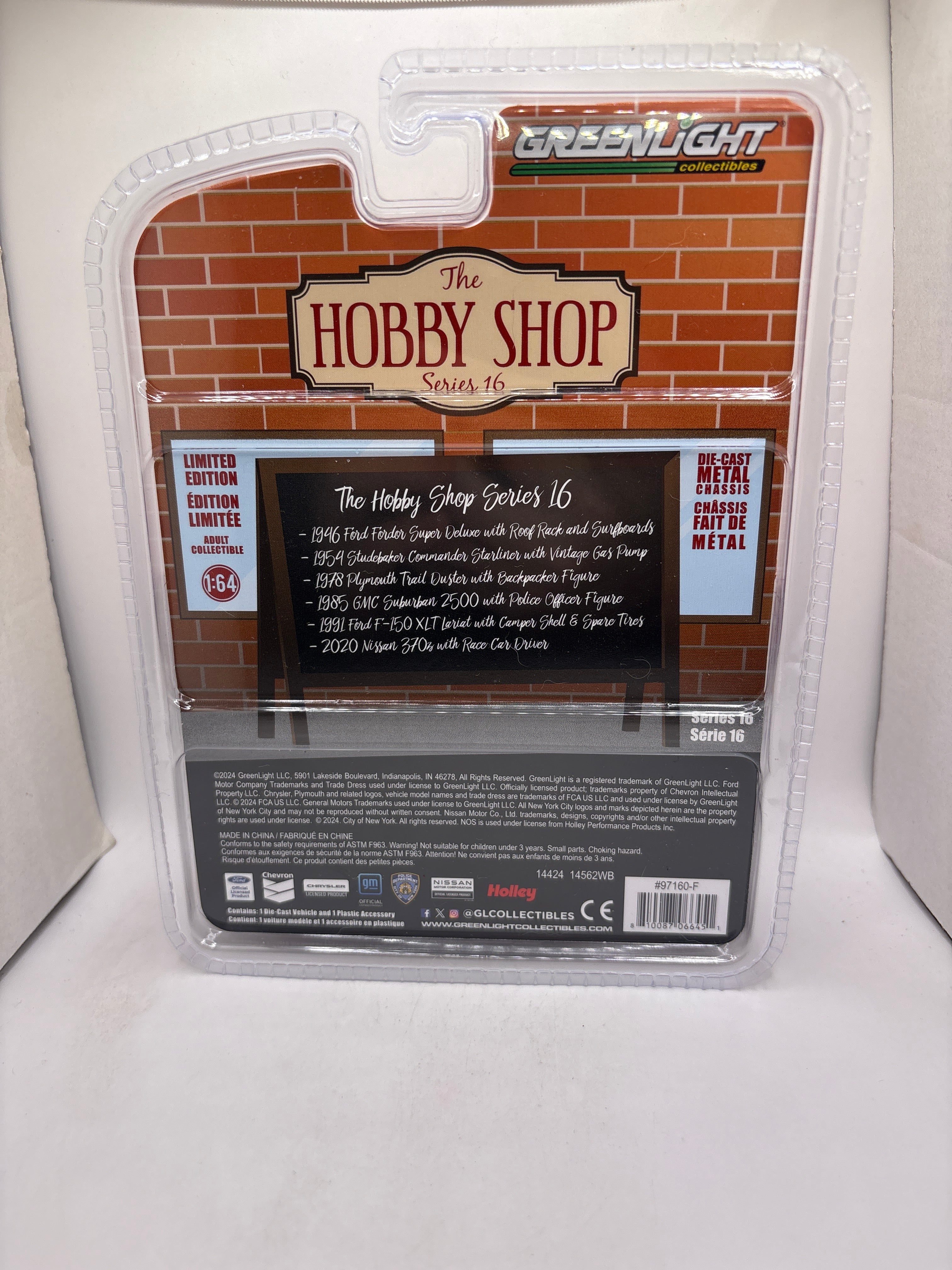 Greenlight 2020 Nissan 370Z With Race Car Driver Diecast