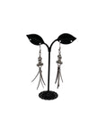 Silver earrings