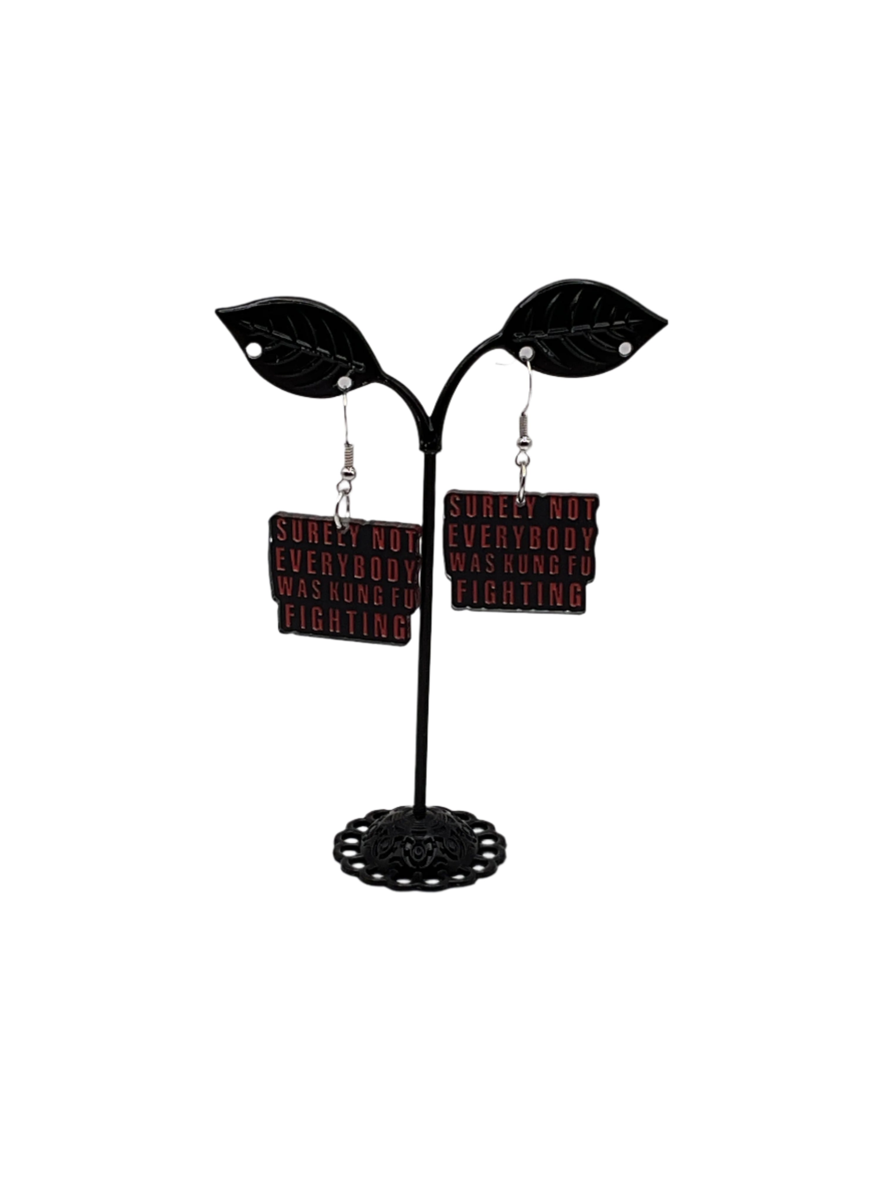 Kung Foo Fighting Earrings