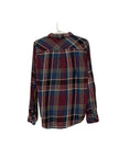 Maroon Plaid Button Up Shirt