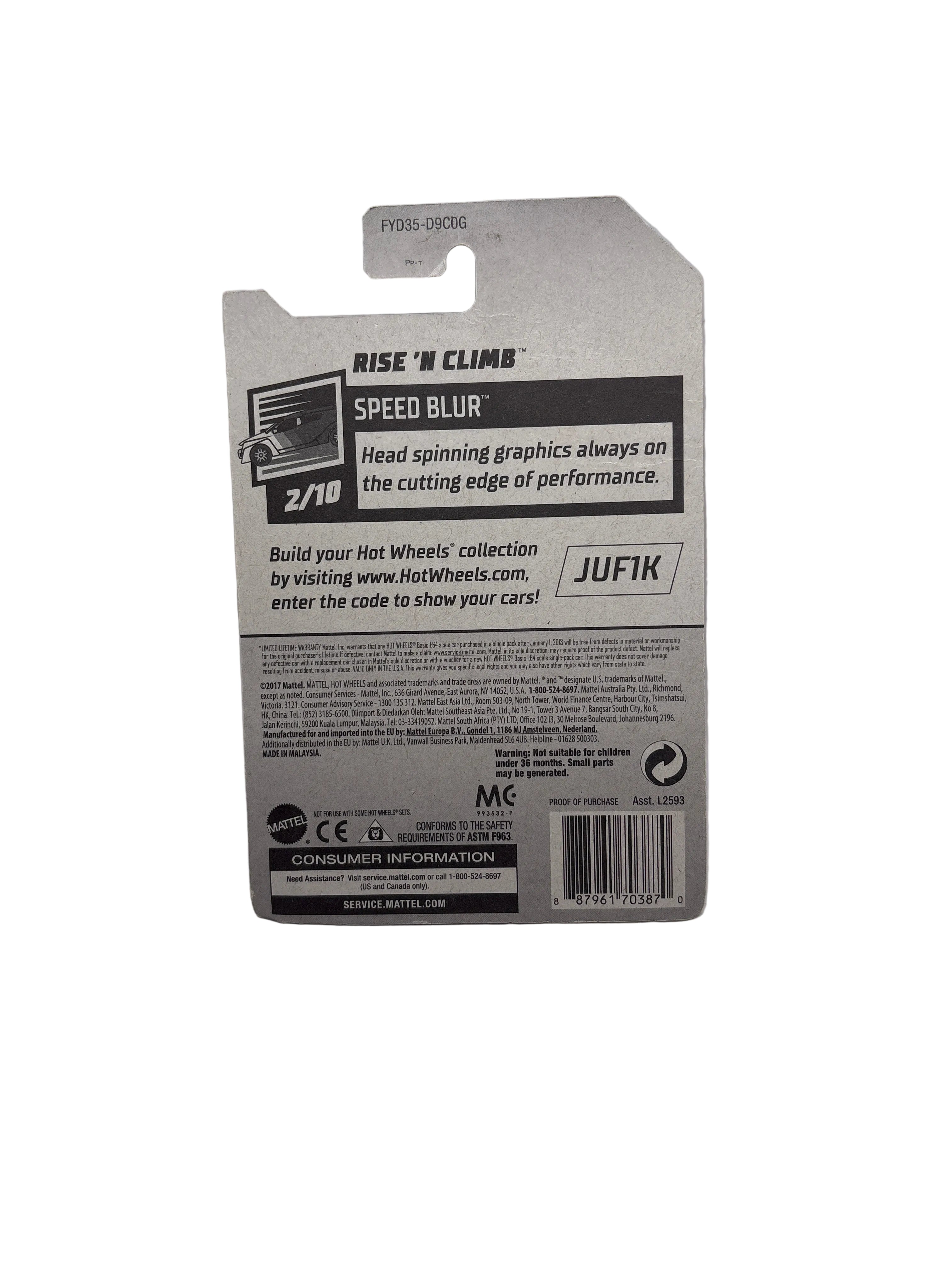Hot Wheels Rise N Climb Diecast red