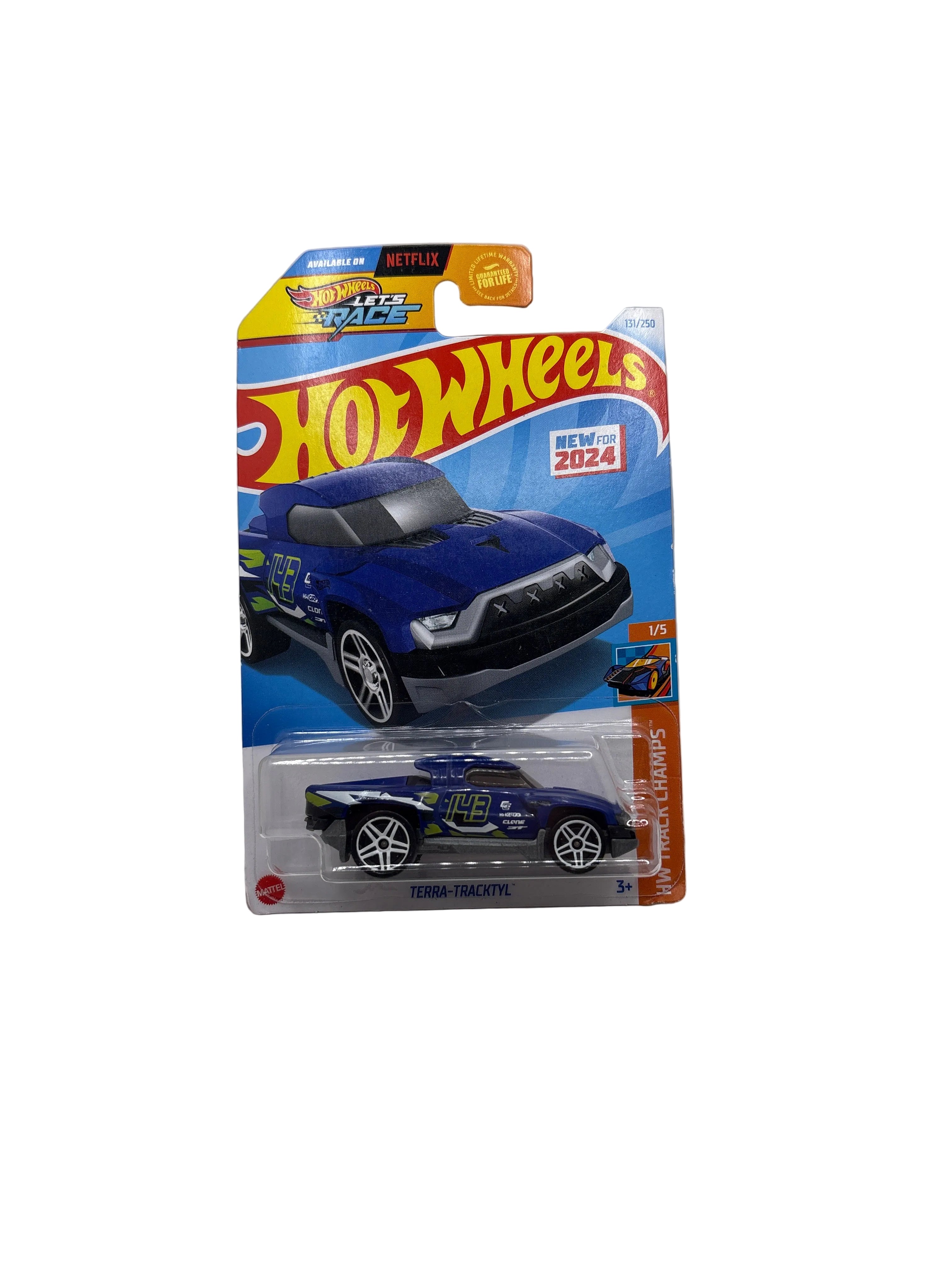 Hot Wheels Terra-Tracktyl Diecast blue