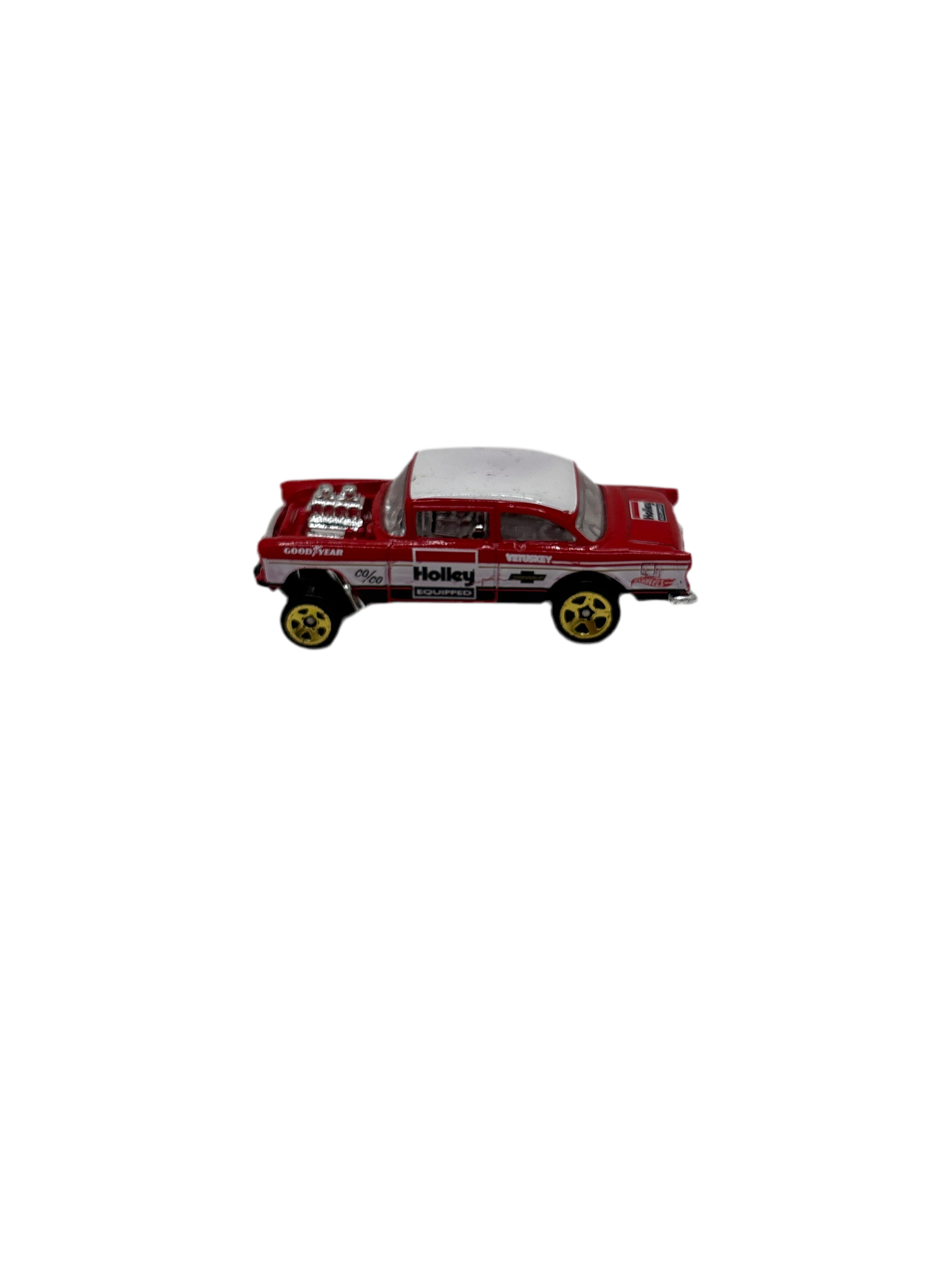 Hot Wheels 55 Chevy Bel Air Gasser Diecast red
