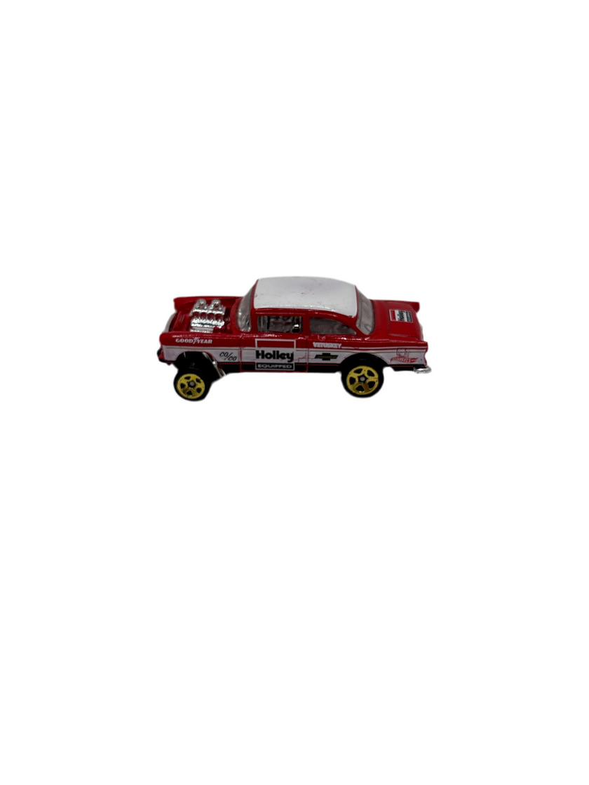 Hot Wheels 55 Chevy Bel Air Gasser Diecast red
