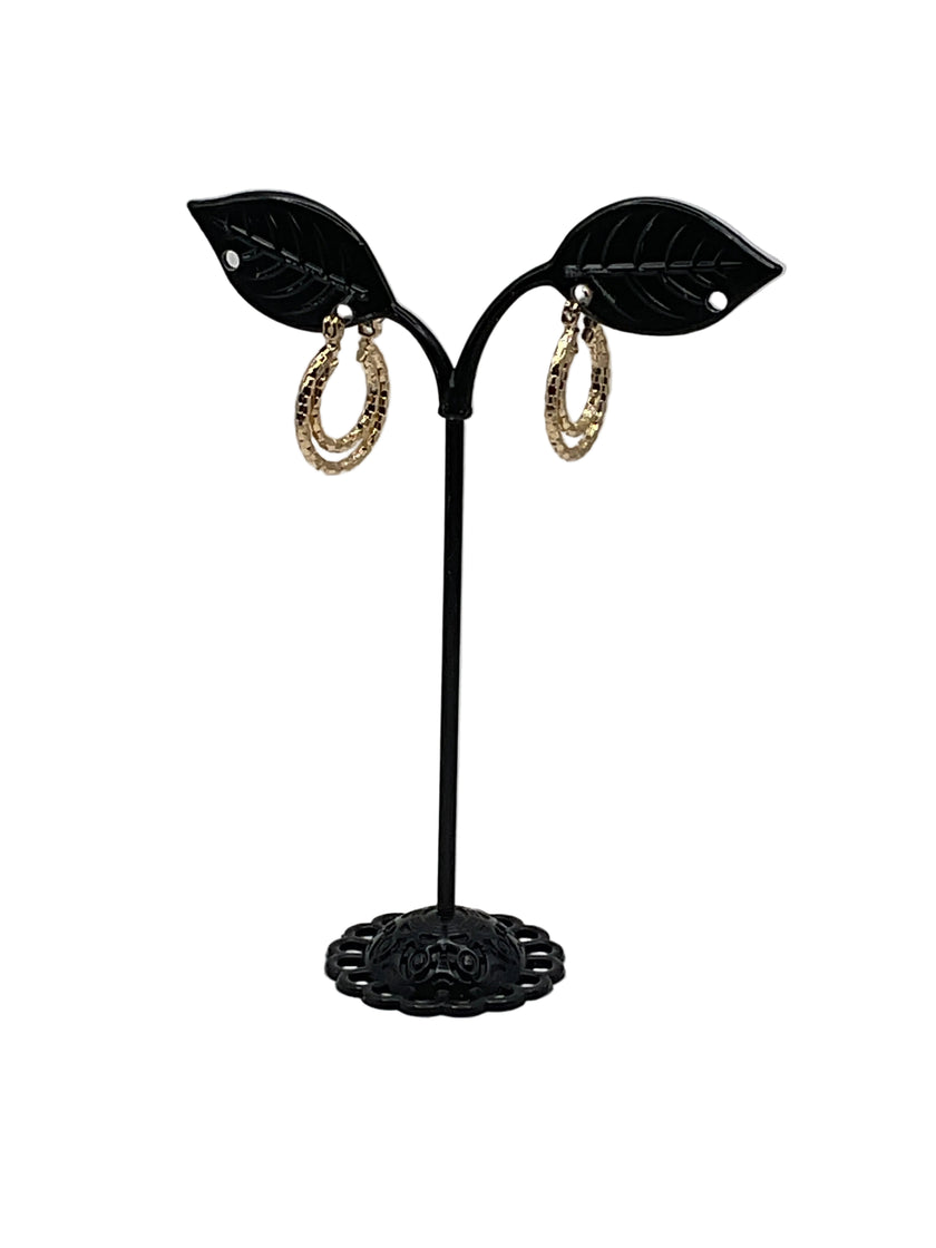 Gold Plated Hoop Earrings