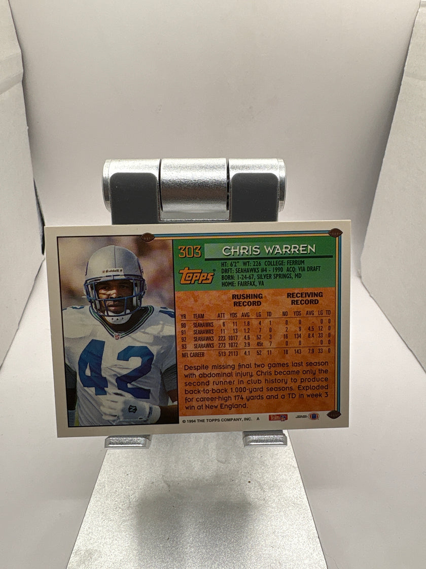 Topps Chris Warren