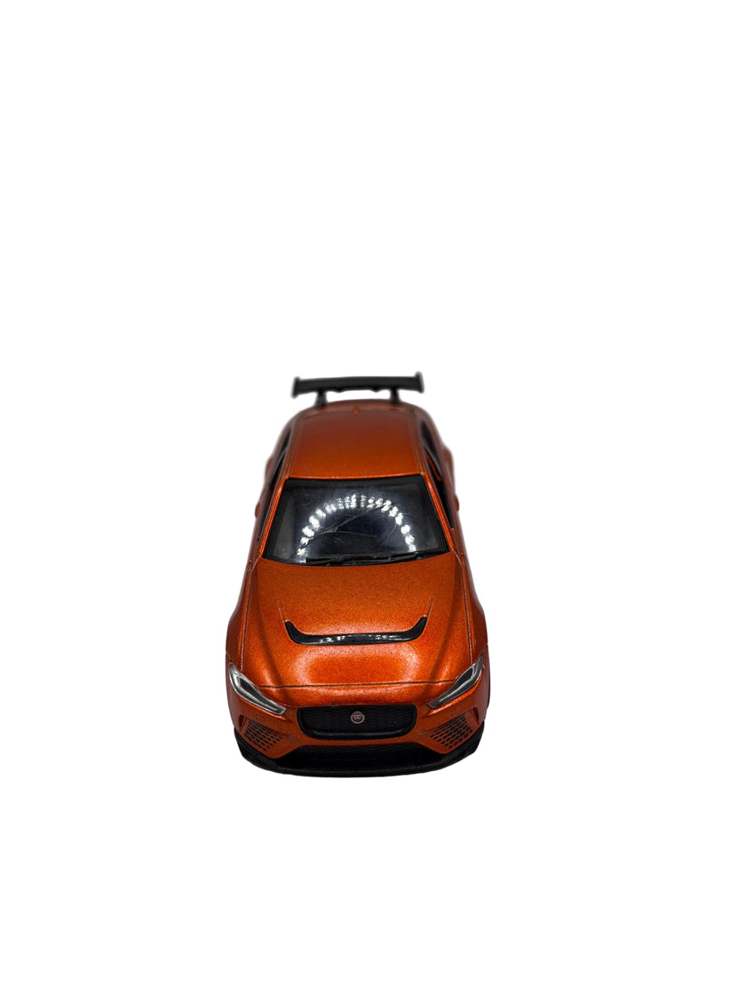 Kinsmart Jaguar XE SV Project 8 Diecast orange
