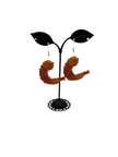 Shrimp earrings