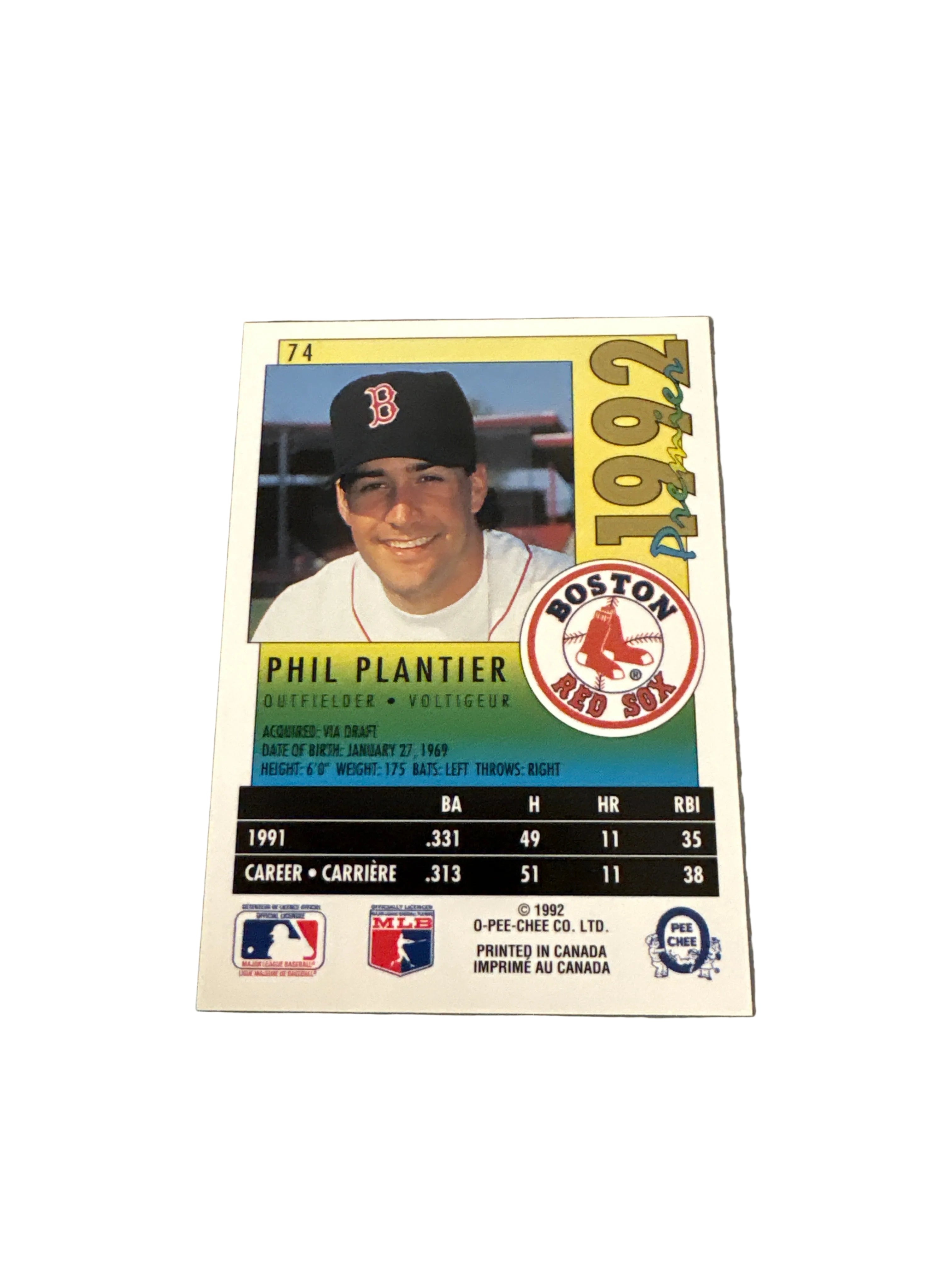 Premier Phil Plantier