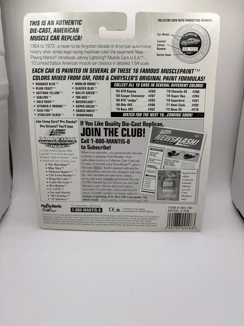 Johnny Lightning 1969 Olds 442 Diecast