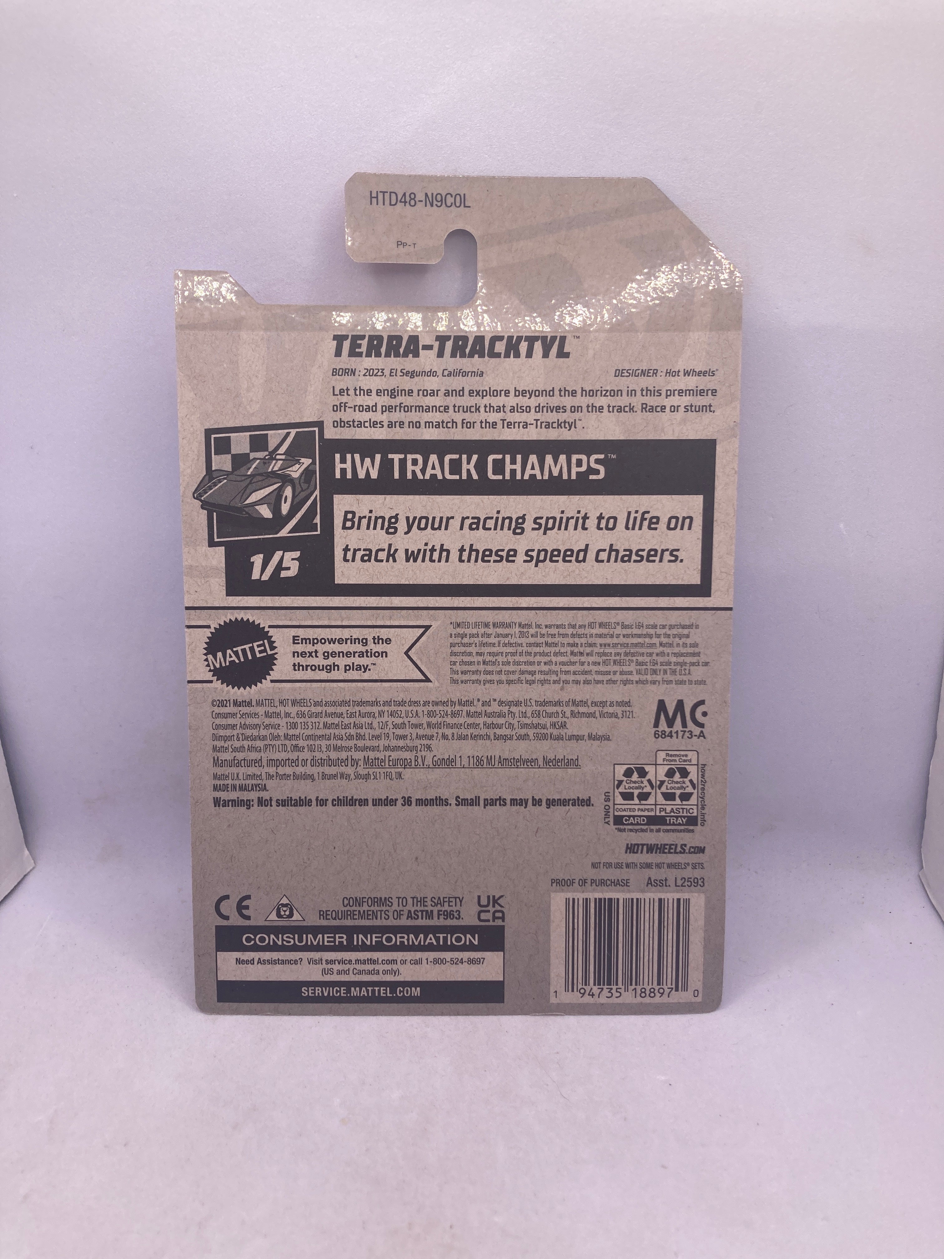 Hot Wheels Terra-Tracktyl Diecast