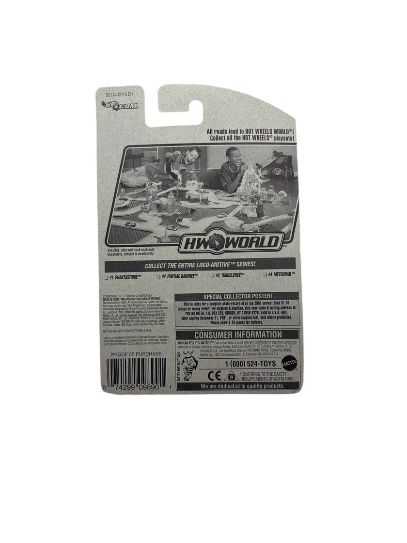 Hot Wheels Metrorail Nash Metropolitan Diecast