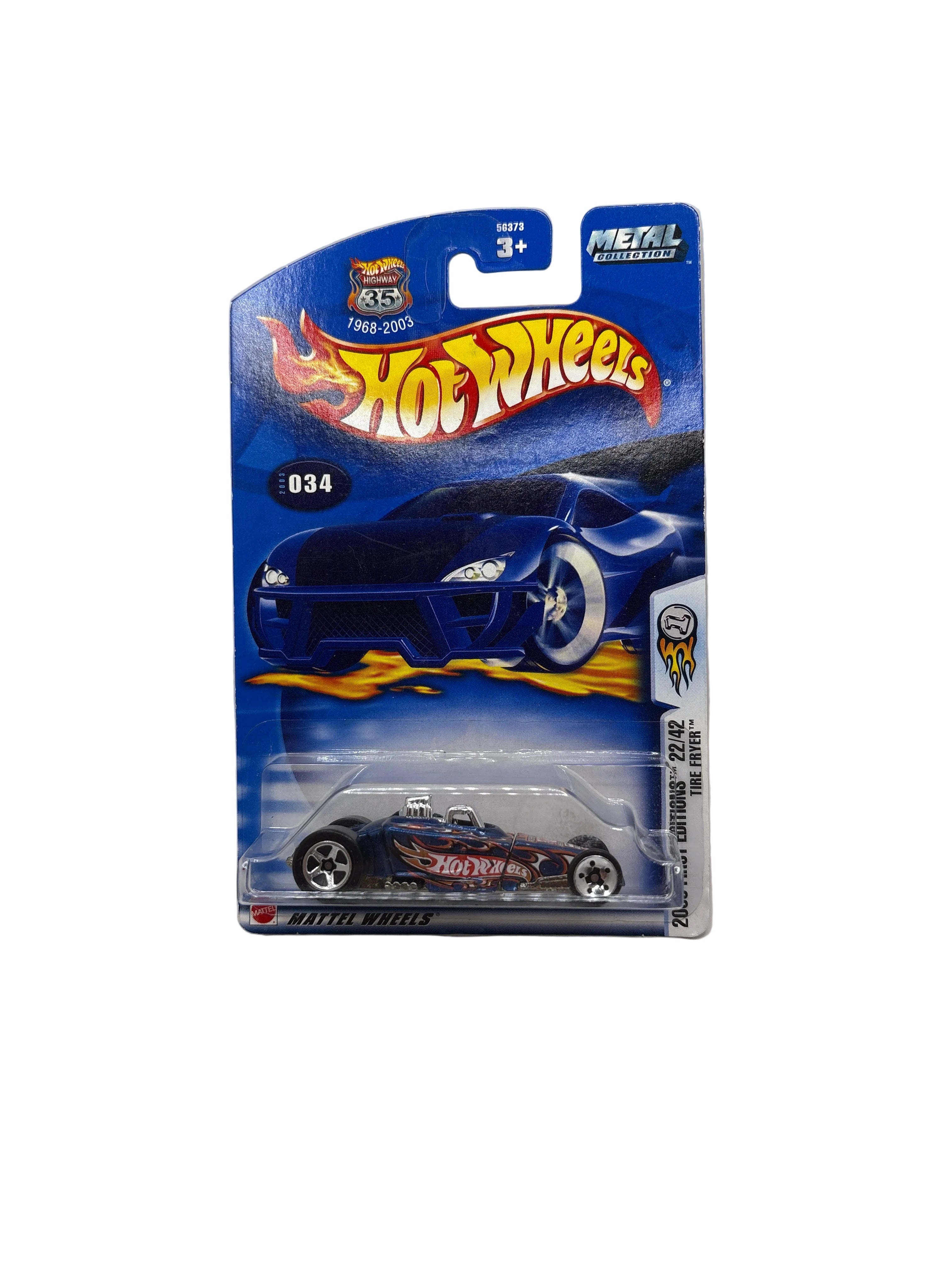 Hot Wheels Tire Fryer Diecast blue