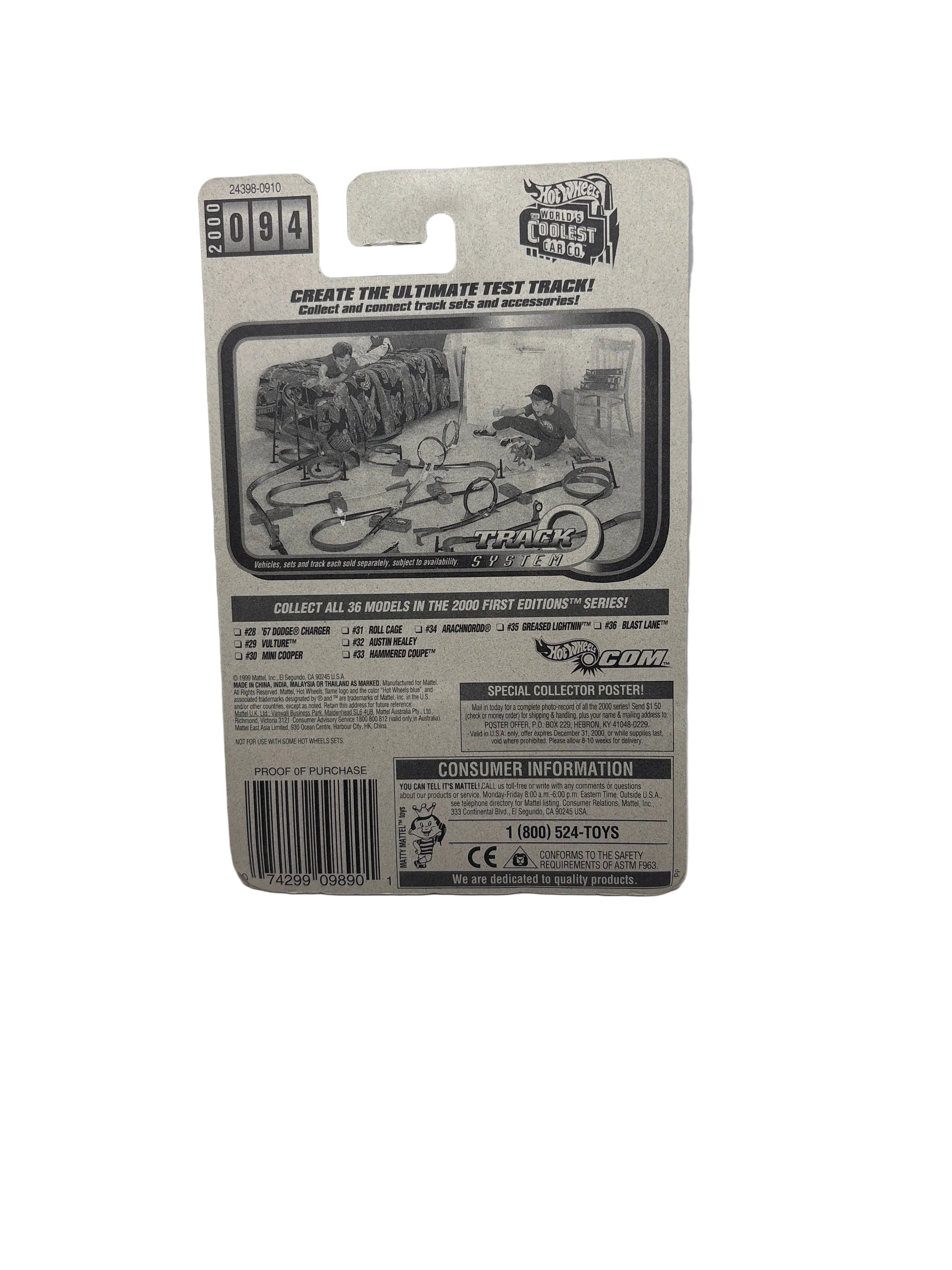 Hot Wheels Arachnorod Diecast
