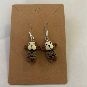 Monkey earrings