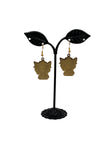 Golden Dog Earrings