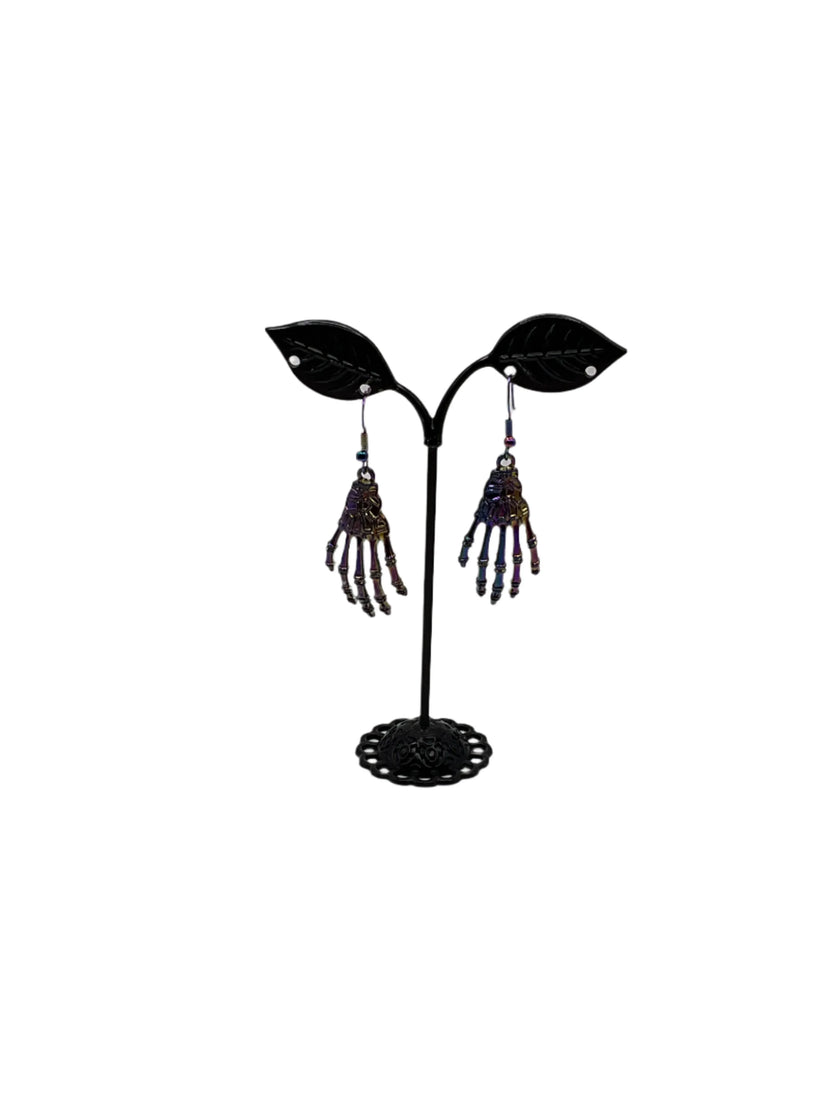 Skeleton Hand Earrings