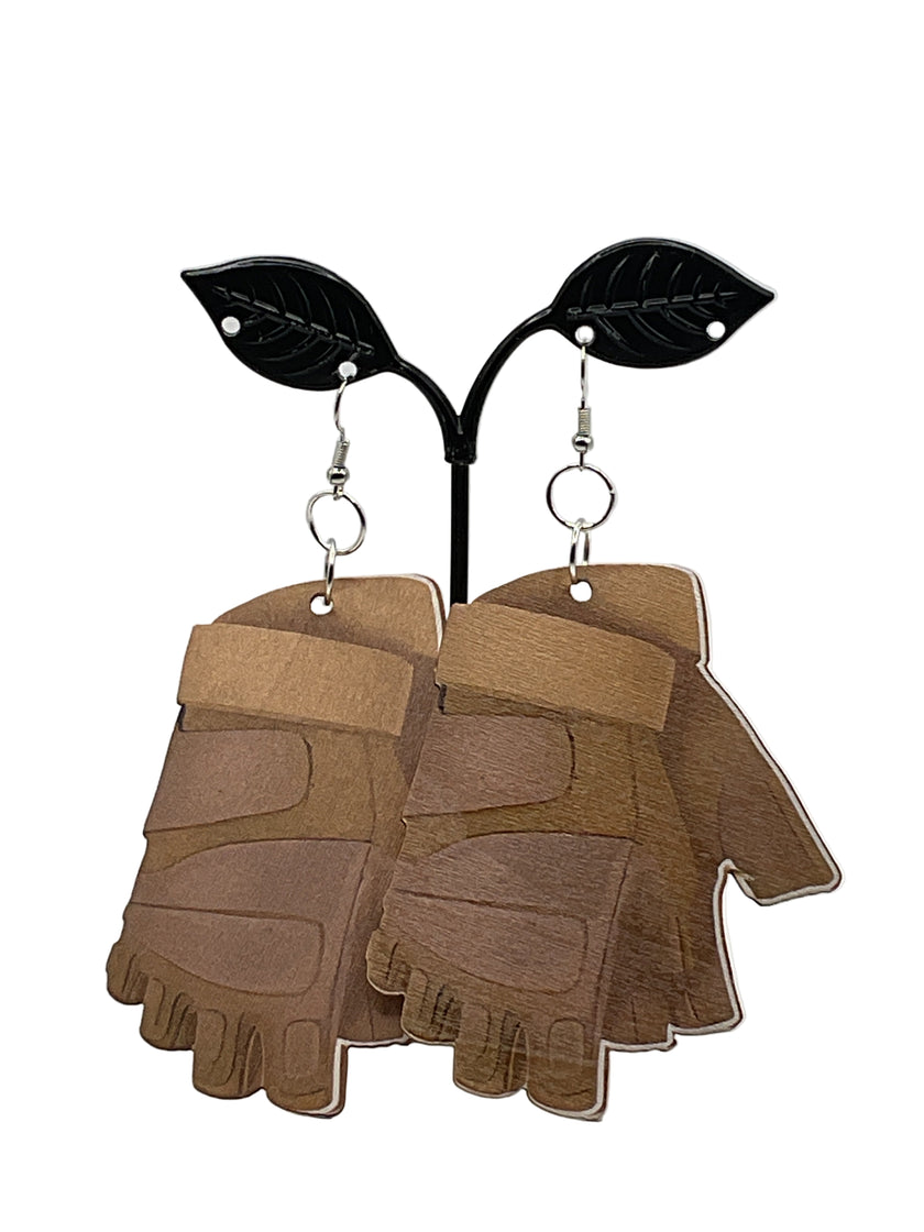 Military Gear Earrings
