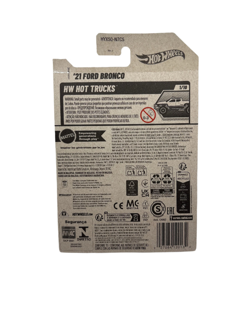 Hot Wheels 21 Ford Bronco Diecast