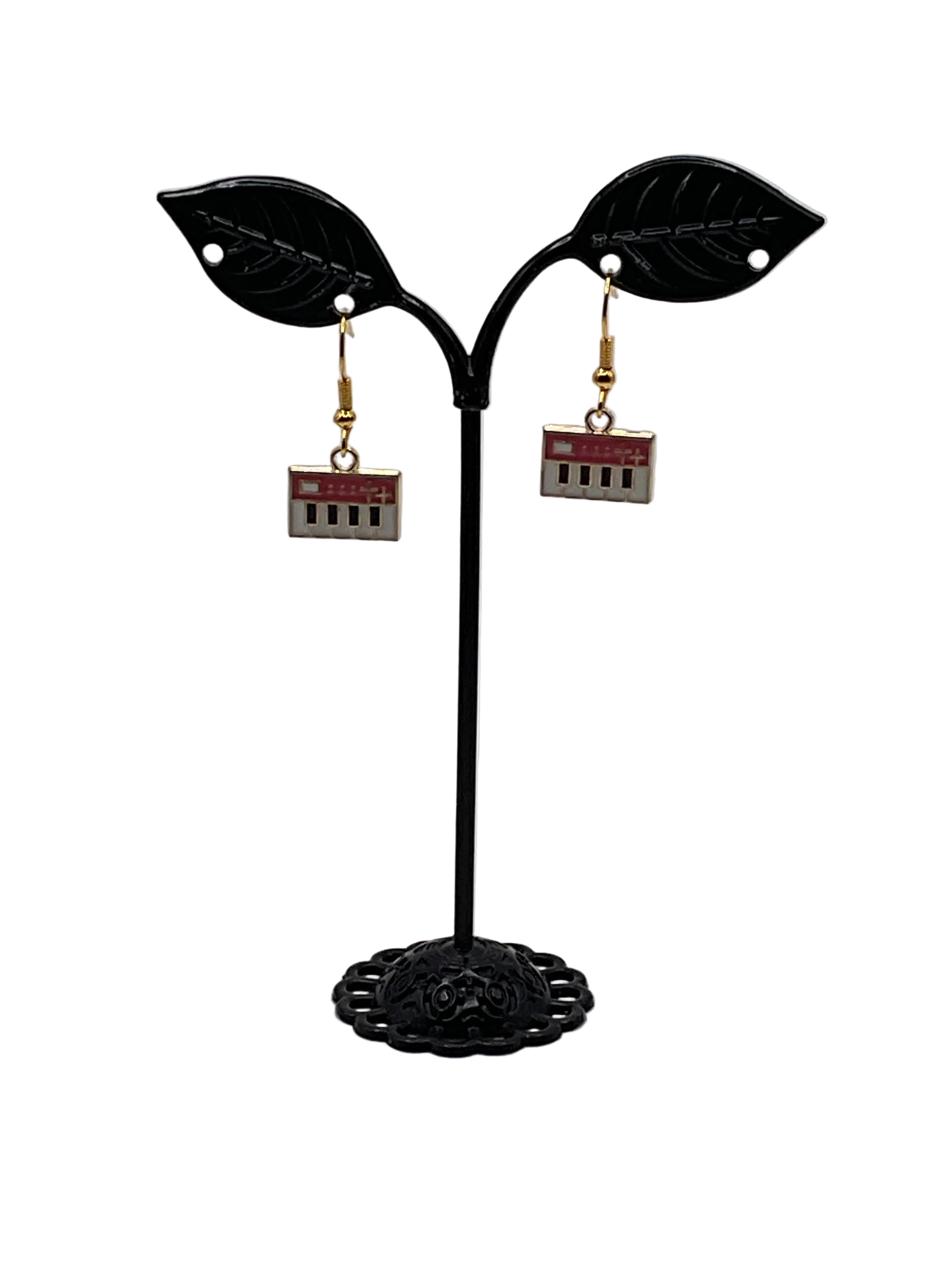 Musical instruments and note earrings