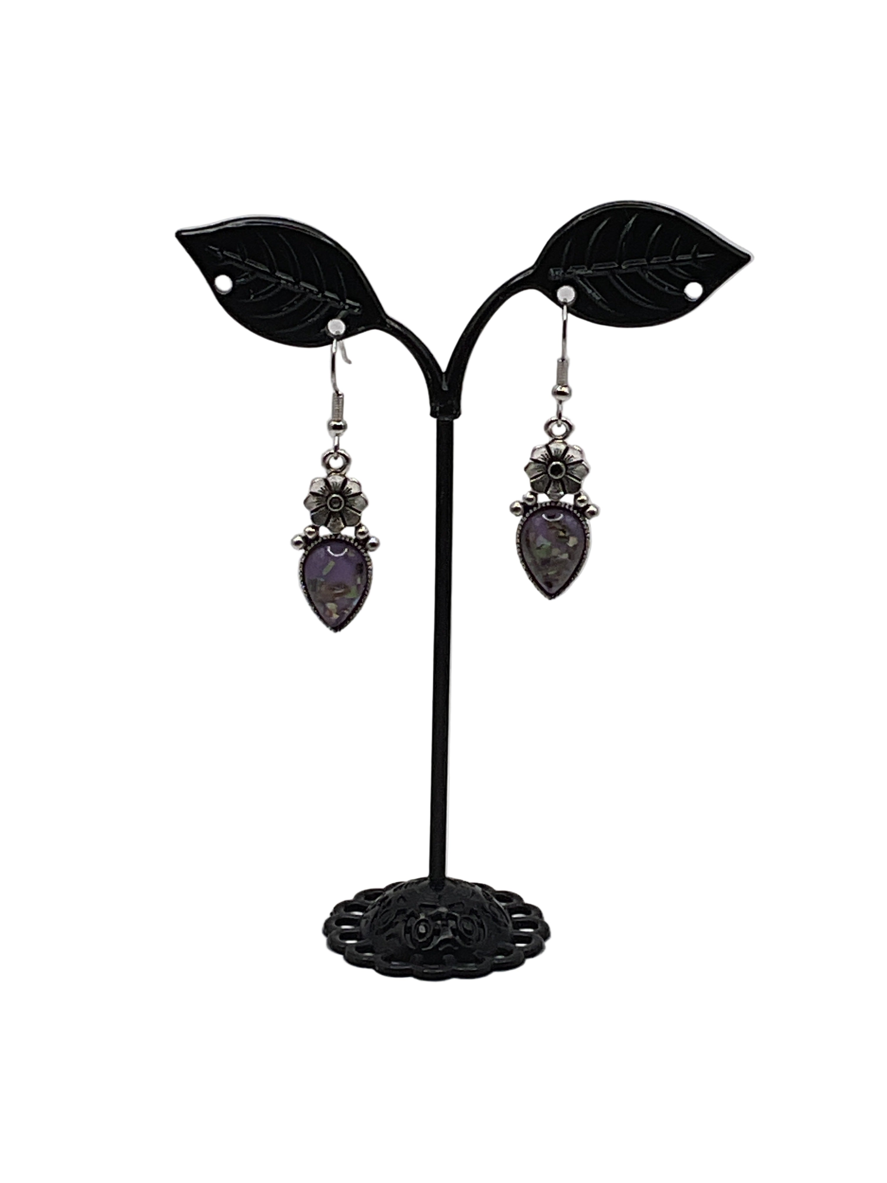 Abalone Blossom Earrings