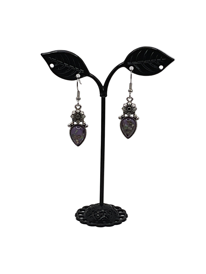 Abalone Blossom Earrings