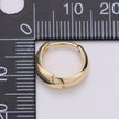 24K Gold Filled Huggie Hoops / Perfect for Every Day Wear / Minimalist Earring Jewelry / Perfect Gift For Her and For Girls P-033 P-036 P-038 P-249